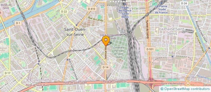 localisation de l'entreprise SARL BAT à SAINT-OUEN-SUR-SEINE