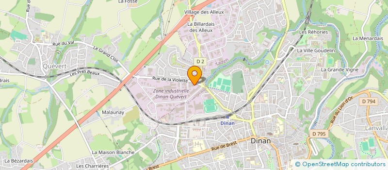 localisation de l'entreprise SARL BAT AK  QUEVERT