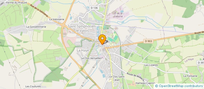 localisation de l'entreprise SARL BATAILLE - LEPLUMEY  LA HAYE