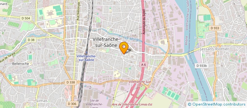 localisation de l'entreprise SARL BATD  VILLEFRANCHE-SUR-SAONE