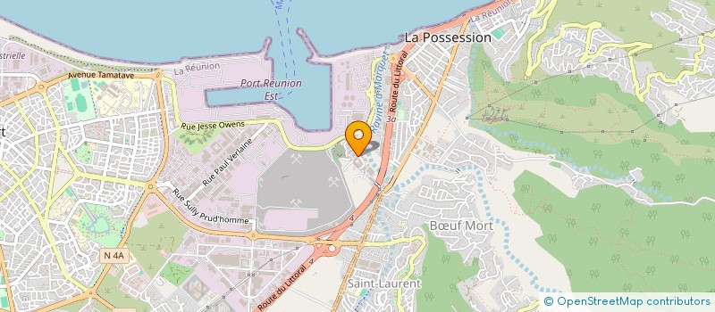localisation de l'entreprise SARL BATEAU ECOLE LA TOULINE à LA POSSESSION