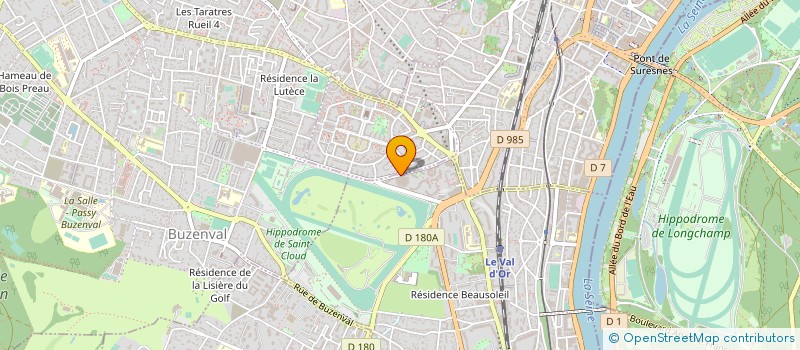 localisation de l'entreprise SARL BATI 10 à SAINT-CLOUD