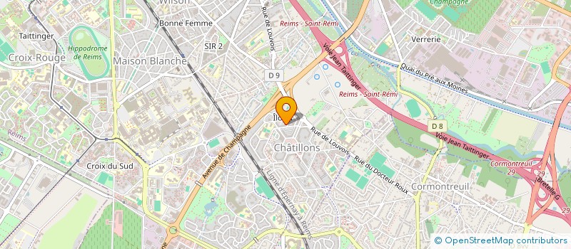 localisation de l'entreprise SARL BATI-CHAMPENOISE  REIMS