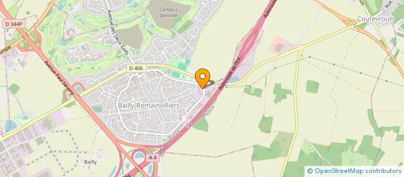 localisation de l'entreprise SARL BATI CONCEPT à BAILLY-ROMAINVILLIERS