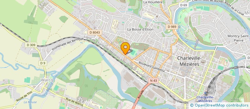 localisation de l'entreprise SARL BATI-CONFIANCE à CHARLEVILLE-MEZIERES