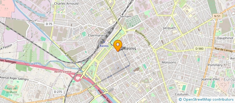 localisation de l'entreprise SARL BATI CONSEILS à REIMS