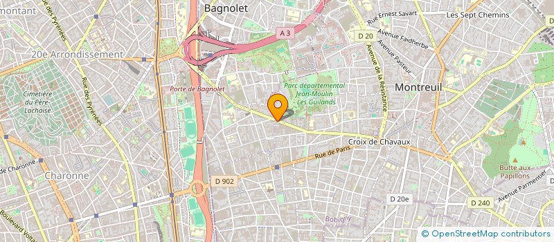 localisation de l'entreprise SARL BATI CONSTRUCTION à MONTREUIL