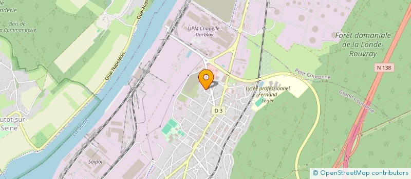 localisation de l'entreprise SARL BATI COURONNAISES 76 à GRAND-COURONNE