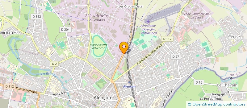 localisation de l'entreprise SARL BATI CREATION à ALENCON