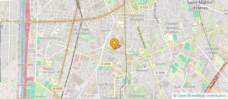 localisation de l'entreprise SARL BATI DECORS  GRENOBLE