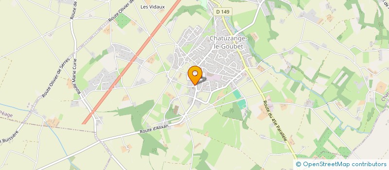 localisation de l'entreprise SARL BATI-DELTA à BOURG-DE-PEAGE