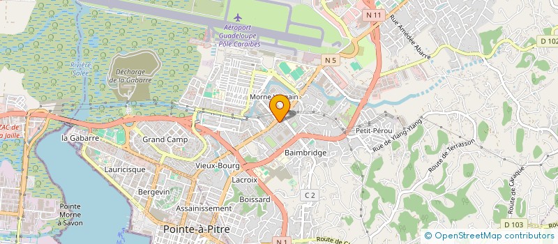 localisation de l'entreprise SARL BATI ELEC à LES ABYMES