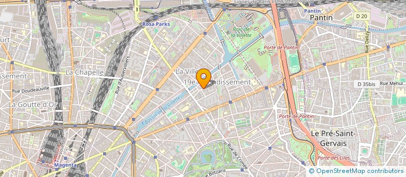 localisation de l'entreprise SARL BATI FRANCE  PARIS