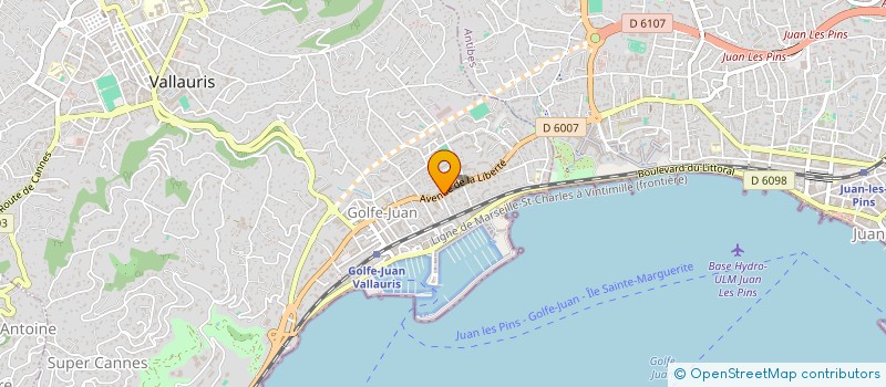 localisation de l'entreprise SARL BATI MAINS à VALLAURIS