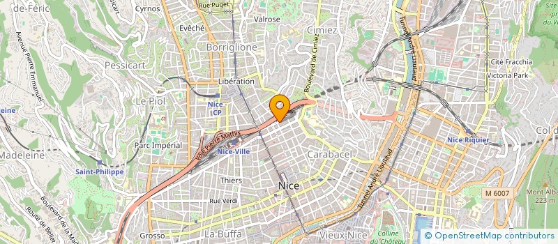 localisation de l'entreprise SARL BATI-MAS à NICE