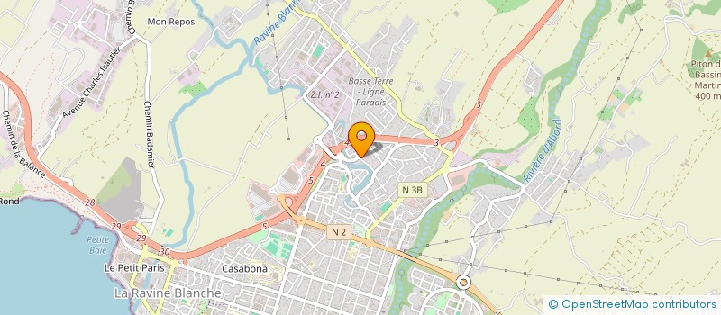 localisation de l'entreprise SARL BATI' NOV à SAINT-PIERRE