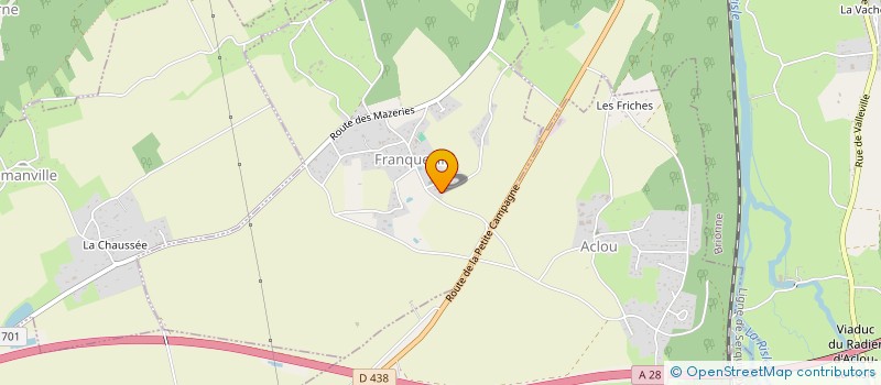 localisation de l'entreprise SARL BATI PASCHINI  FRANQUEVILLE