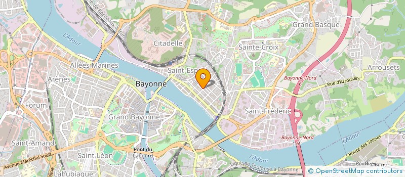 localisation de l'entreprise SARL BATI - PEYO à BAYONNE