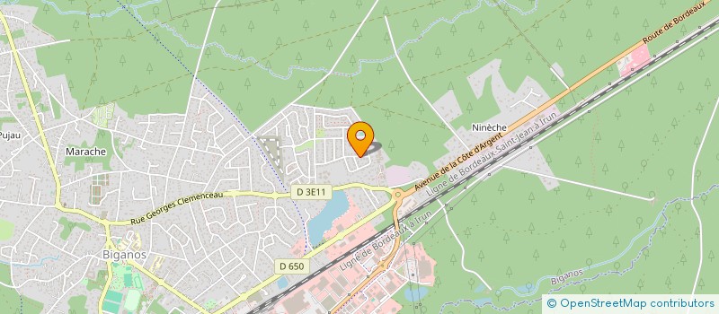 localisation de l'entreprise SARL BATI POSE  BIGANOS