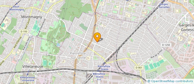 localisation de l'entreprise SARL BATI PRESTIGE  PIERREFITTE-SUR-SEINE
