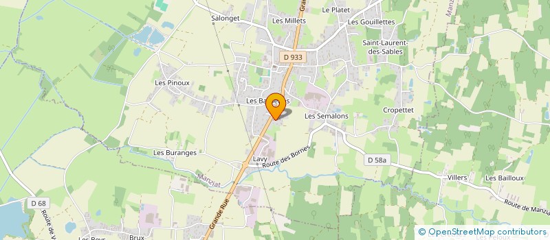 localisation de l'entreprise SARL BATI'PRO PLATRERIE PEINTURE à MANZIAT