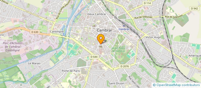 localisation de l'entreprise SARL BATI SAMBRE à CAMBRAI