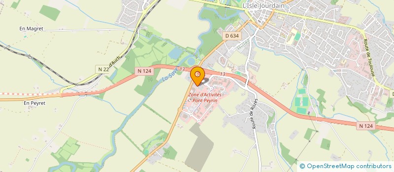 localisation de l'entreprise SARL BATI SAVES  L'ISLE-JOURDAIN