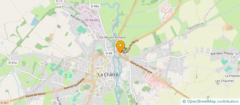 localisation de l'entreprise SARL BATI SERVICES à MONTGIVRAY