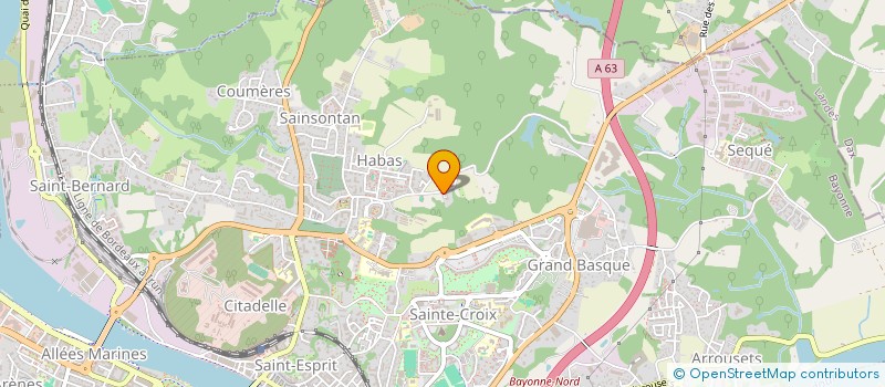 localisation de l'entreprise SARL BATI SUD OUEST  BAYONNE