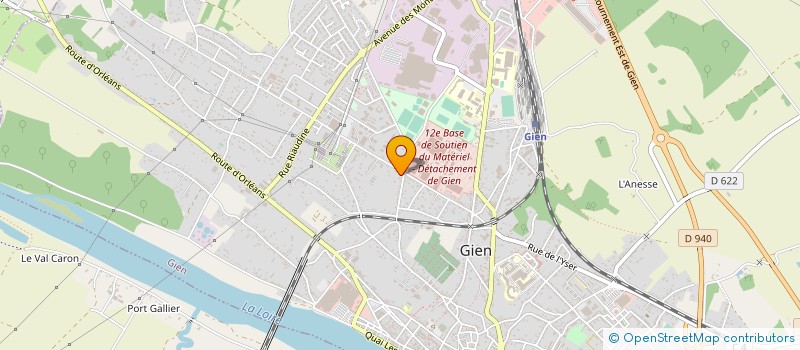 localisation de l'entreprise SARL BATI-SYSTEMES à GIEN