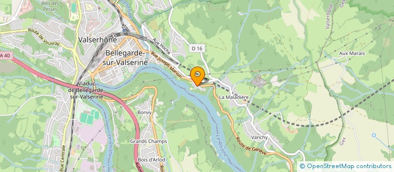 localisation de l'entreprise SARL BATI VILLE à VALSERHONE