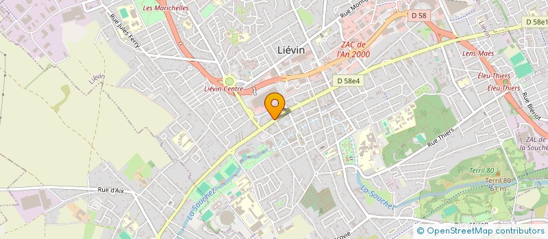 localisation de l'entreprise SARL BATIBAT  LIEVIN