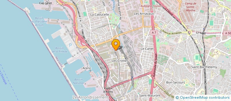 localisation de l'entreprise SARL BATIBOURA à MARSEILLE