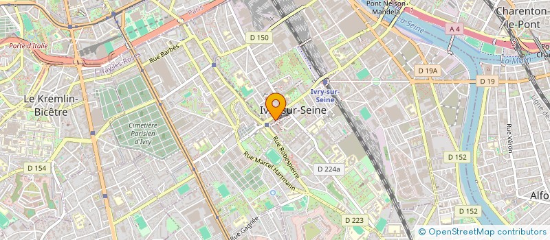 localisation de l'entreprise SARL BATICOM à IVRY-SUR-SEINE