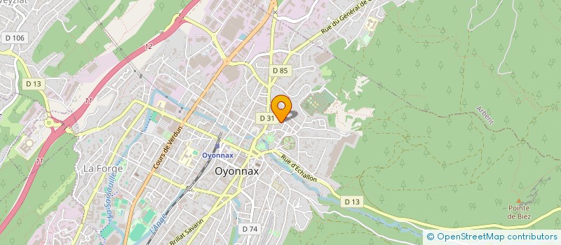 localisation de l'entreprise SARL BATIKOM à OYONNAX
