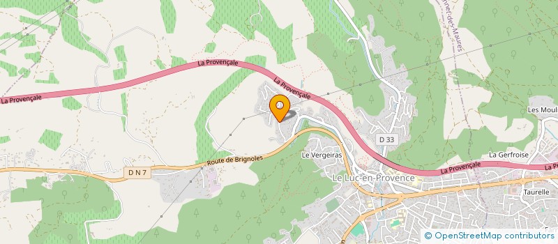 localisation de l'entreprise SARL BATILUC  LE LUC