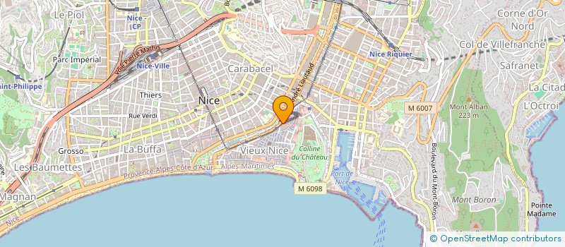 localisation de l'entreprise SARL BATIMEC à NICE