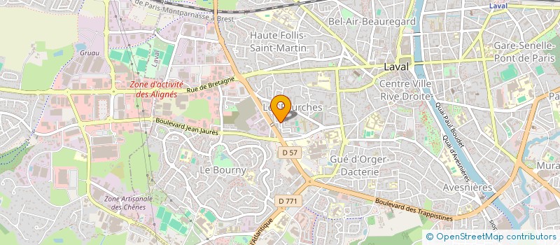 localisation de l'entreprise SARL BATIMENT PRO à LAVAL