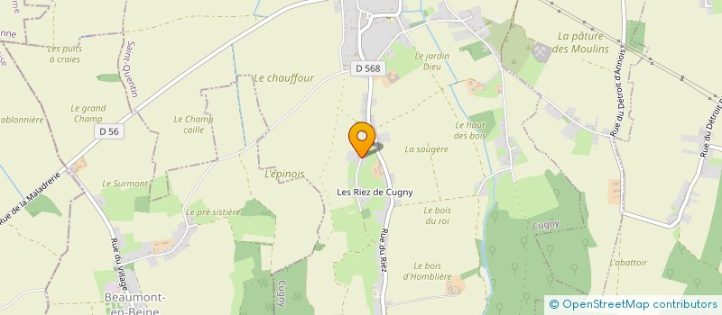 localisation de l'entreprise SARL BATIMENT PRO RENOVATION à CUGNY