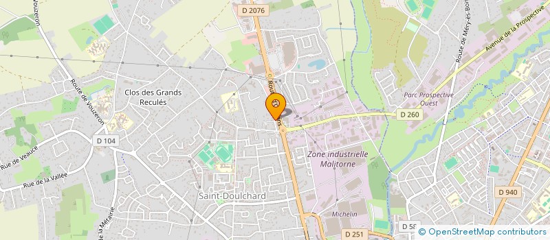 localisation de l'entreprise SARL BATIMENT RENOVATION CENTRE  SAINT-DOULCHARD