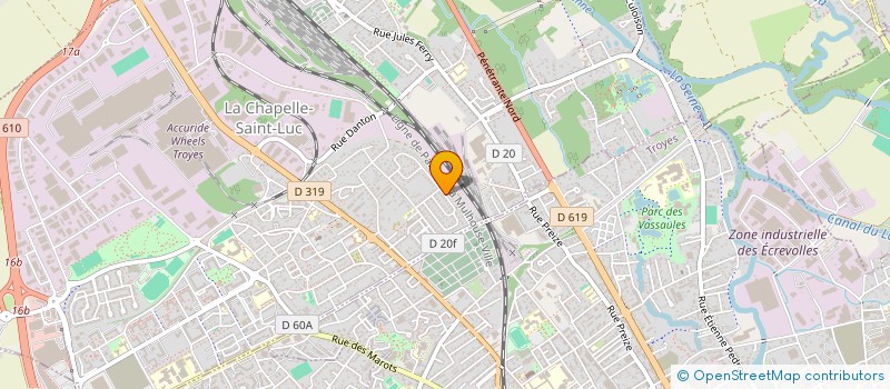 localisation de l'entreprise SARL BATIMENT RENOVATION SERVICES à LA CHAPELLE-SAINT-LUC