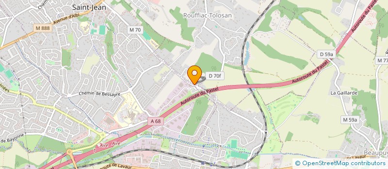 localisation de l'entreprise SARL BATIMENT TECHNIQUE MIDI à ROUFFIAC-TOLOSAN