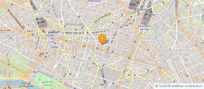 localisation de l'entreprise SARL BATIMENT VENDOME  PARIS