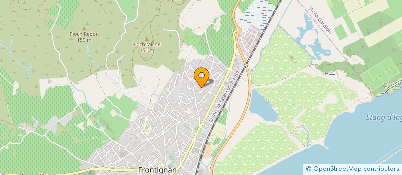 localisation de l'entreprise SARL BATIMENTS SERVICES RENOVATIONS à FRONTIGNAN