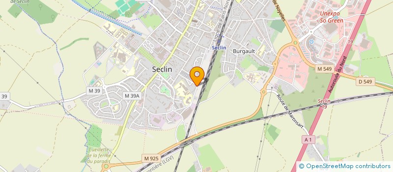 localisation de l'entreprise SARL BATIMETAL FRANCE à SECLIN