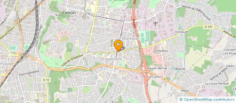 localisation de l'entreprise SARL BATIMO à CENON