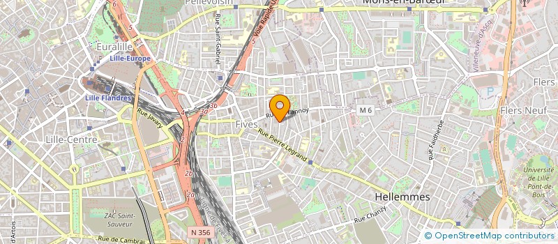 localisation de l'entreprise SARL BATINOVE à LILLE