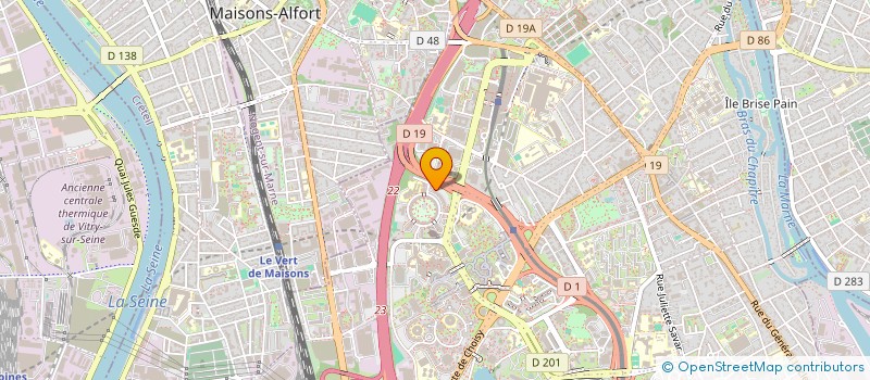 localisation de l'entreprise SARL BATIPRO  CRETEIL