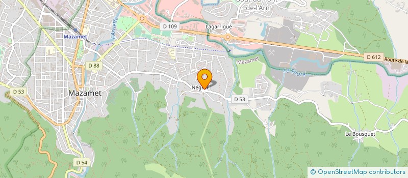 localisation de l'entreprise SARL BATIPROS à MAZAMET