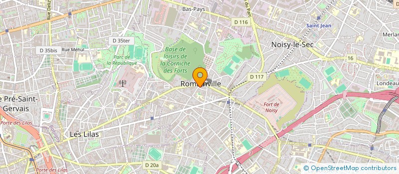 localisation de l'entreprise SARL BATIROM à ROMAINVILLE